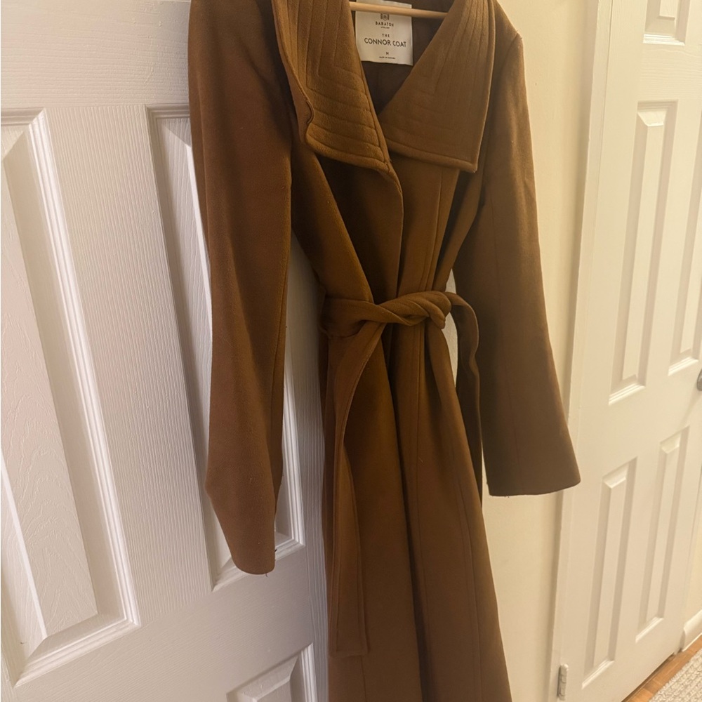 Babaton Atelier Tan Trench “The Connor” Coat